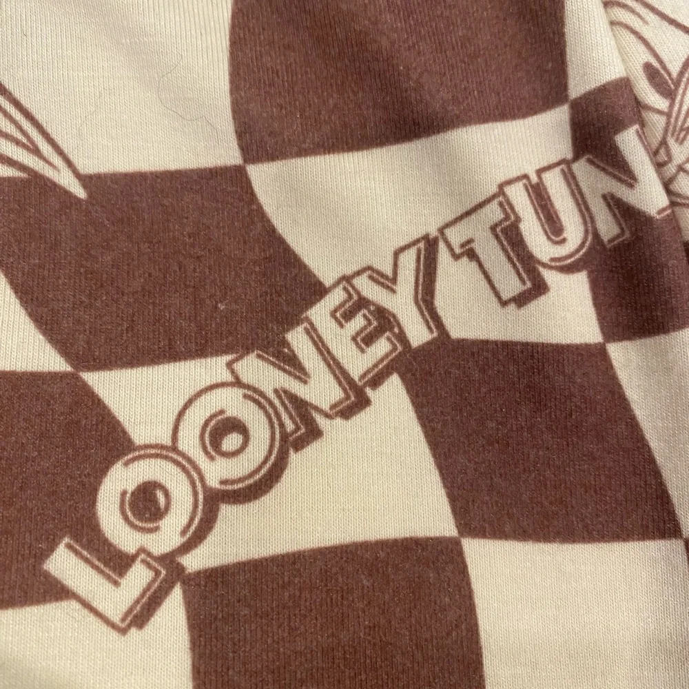 Looney Tunes Graphic Checkered Mini Skirt - NWOT